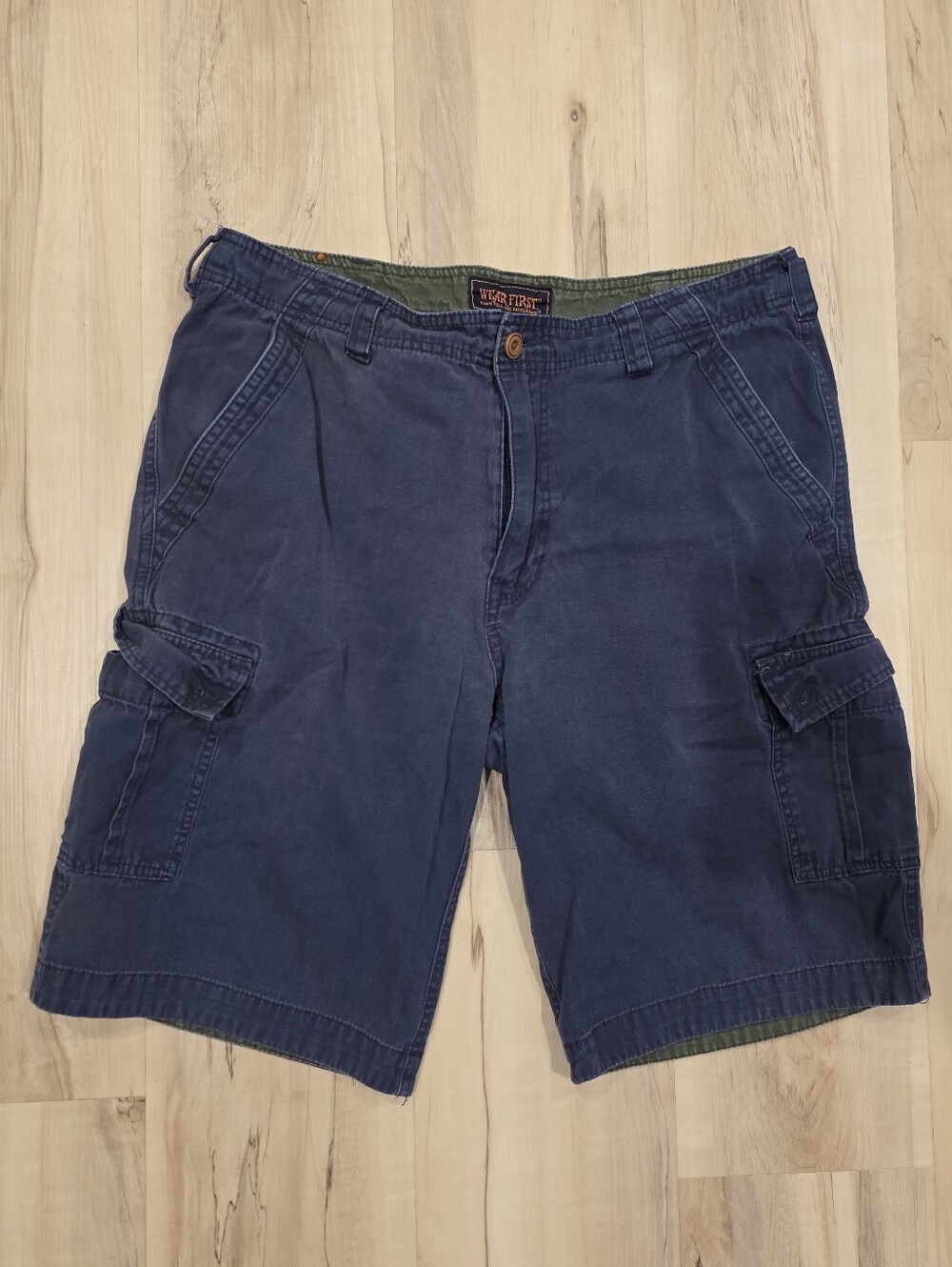 Wear First Men's Navy Cargo Shorts 34